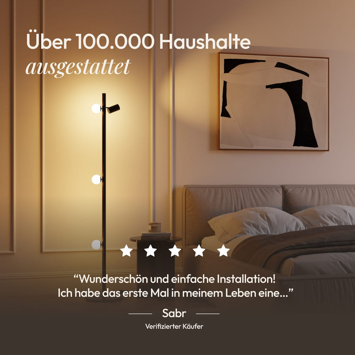 Modulaire hula-vloerlamp