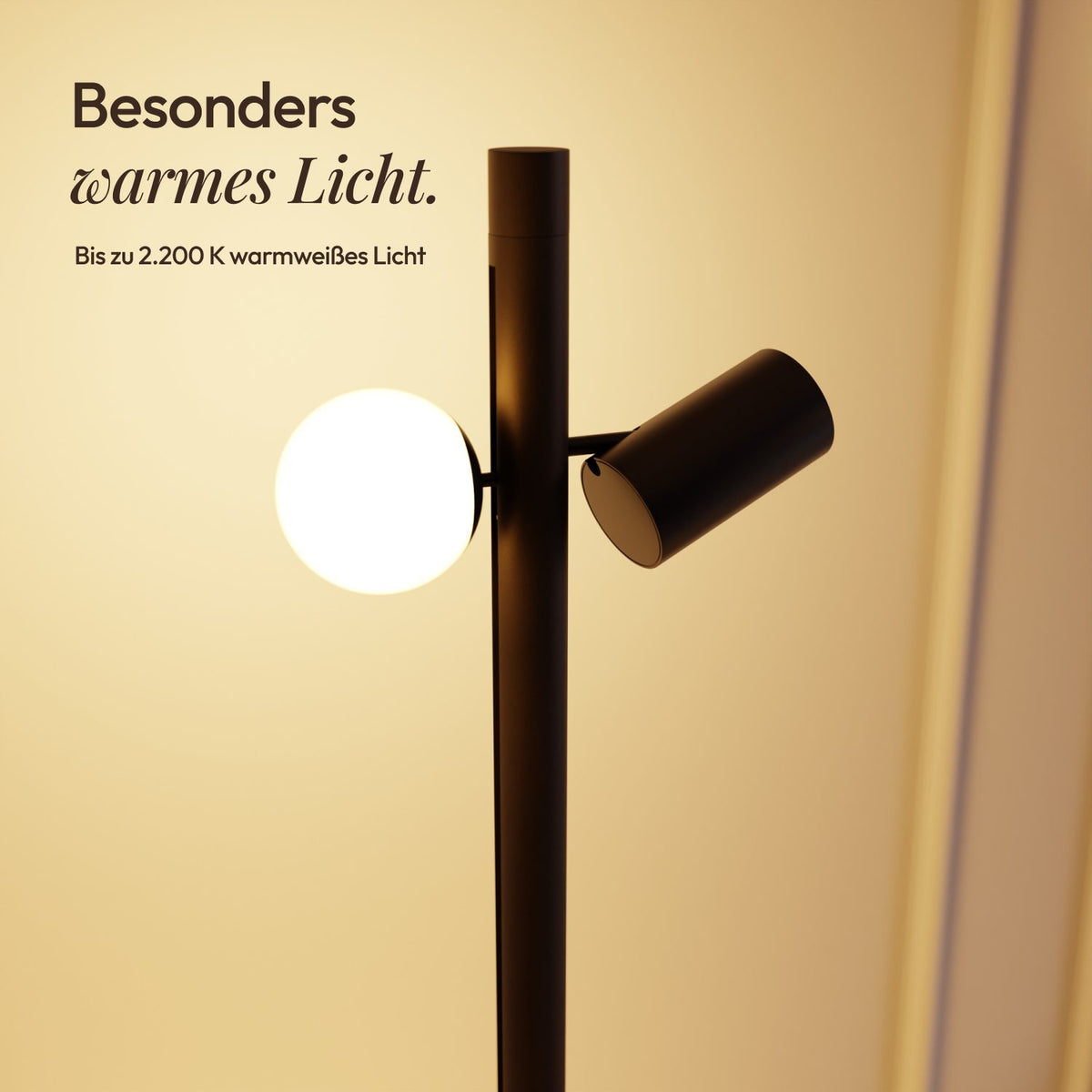 Modulaire hula-vloerlamp