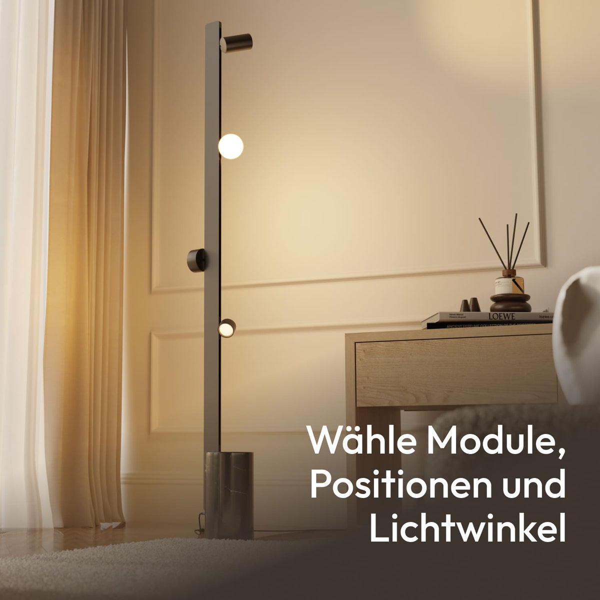 Azena modulaire vloerlamp