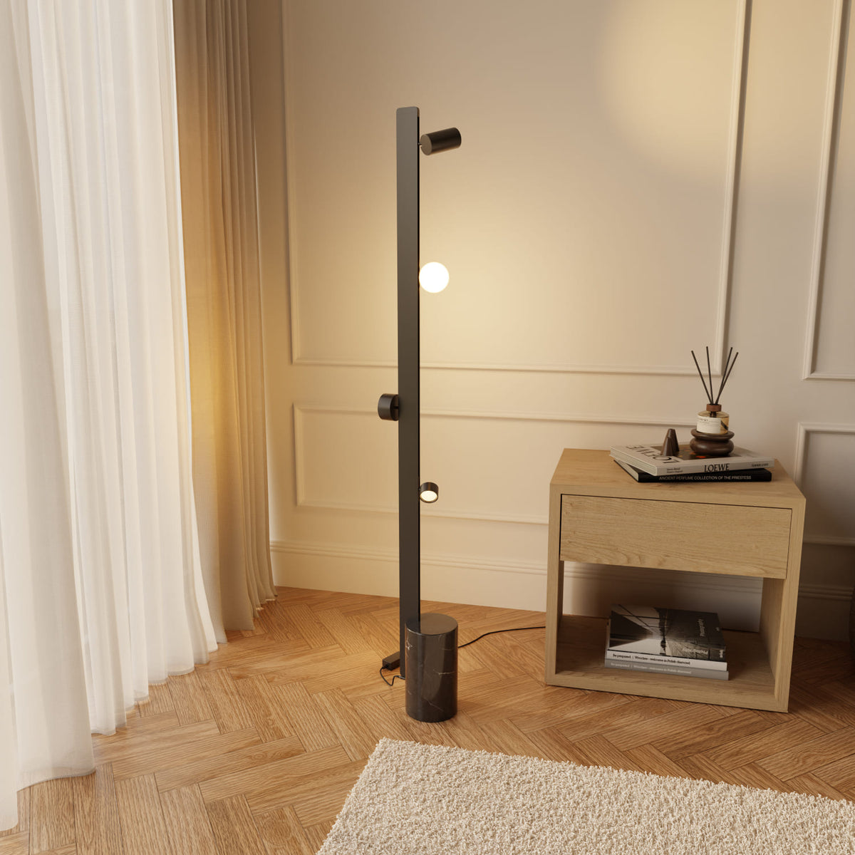 Azena modulaire vloerlamp