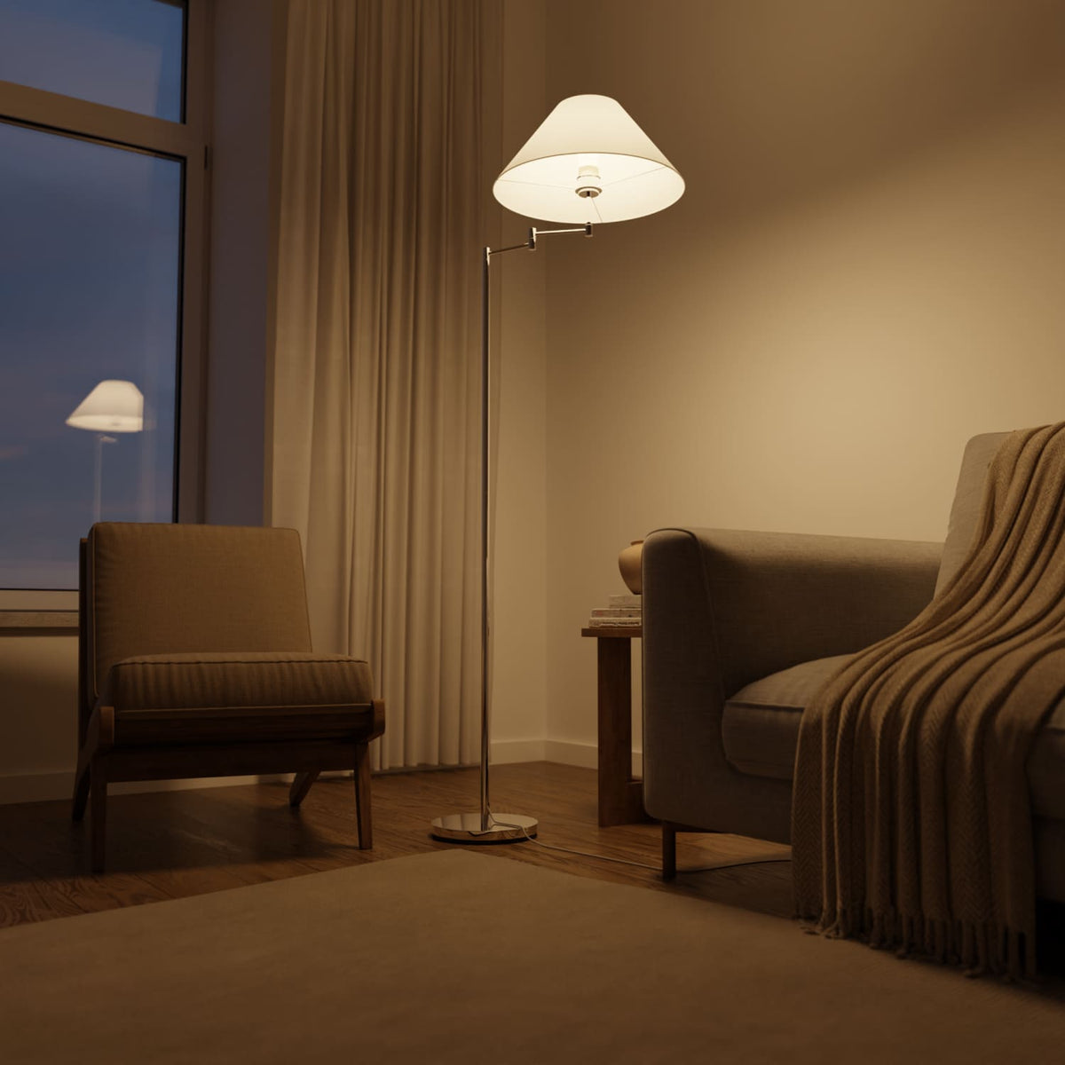 Melo vloerlamp