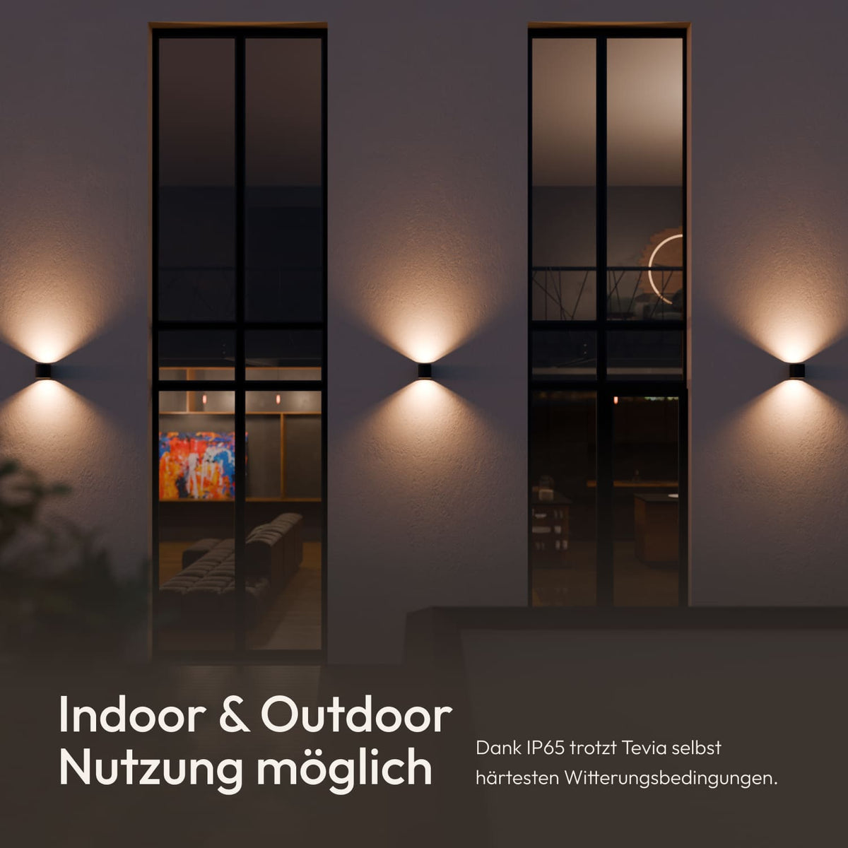 Tevia wandlamp