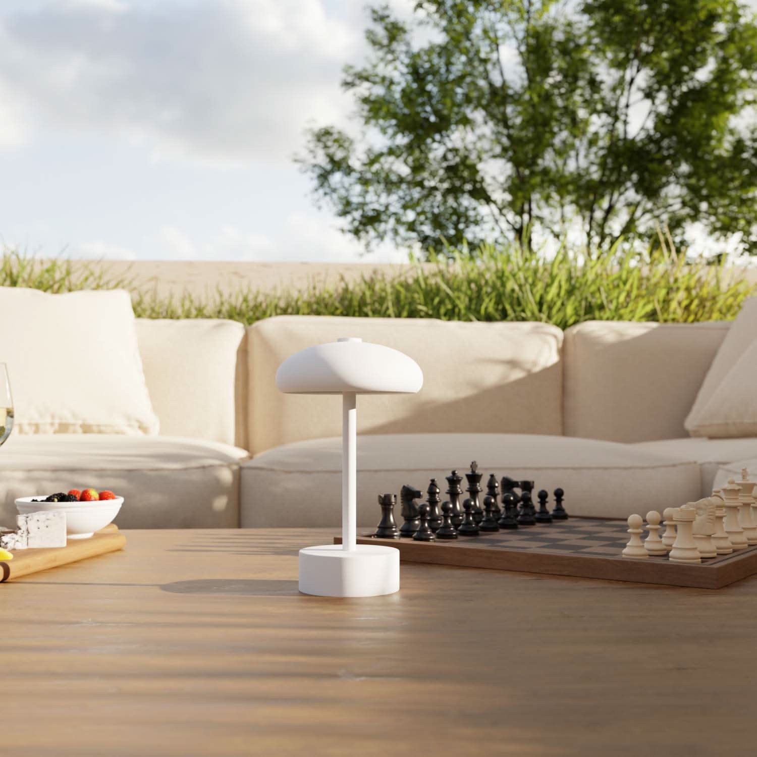 Elario tafellamp op batterijen