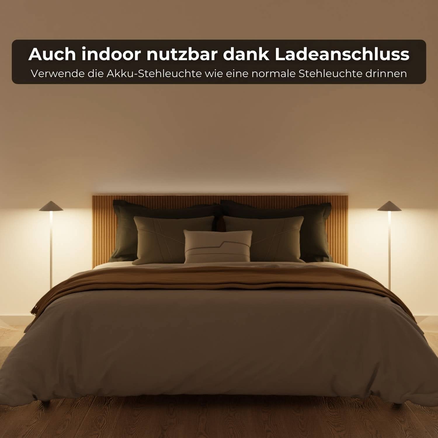 Saphira batterij vloerlamp