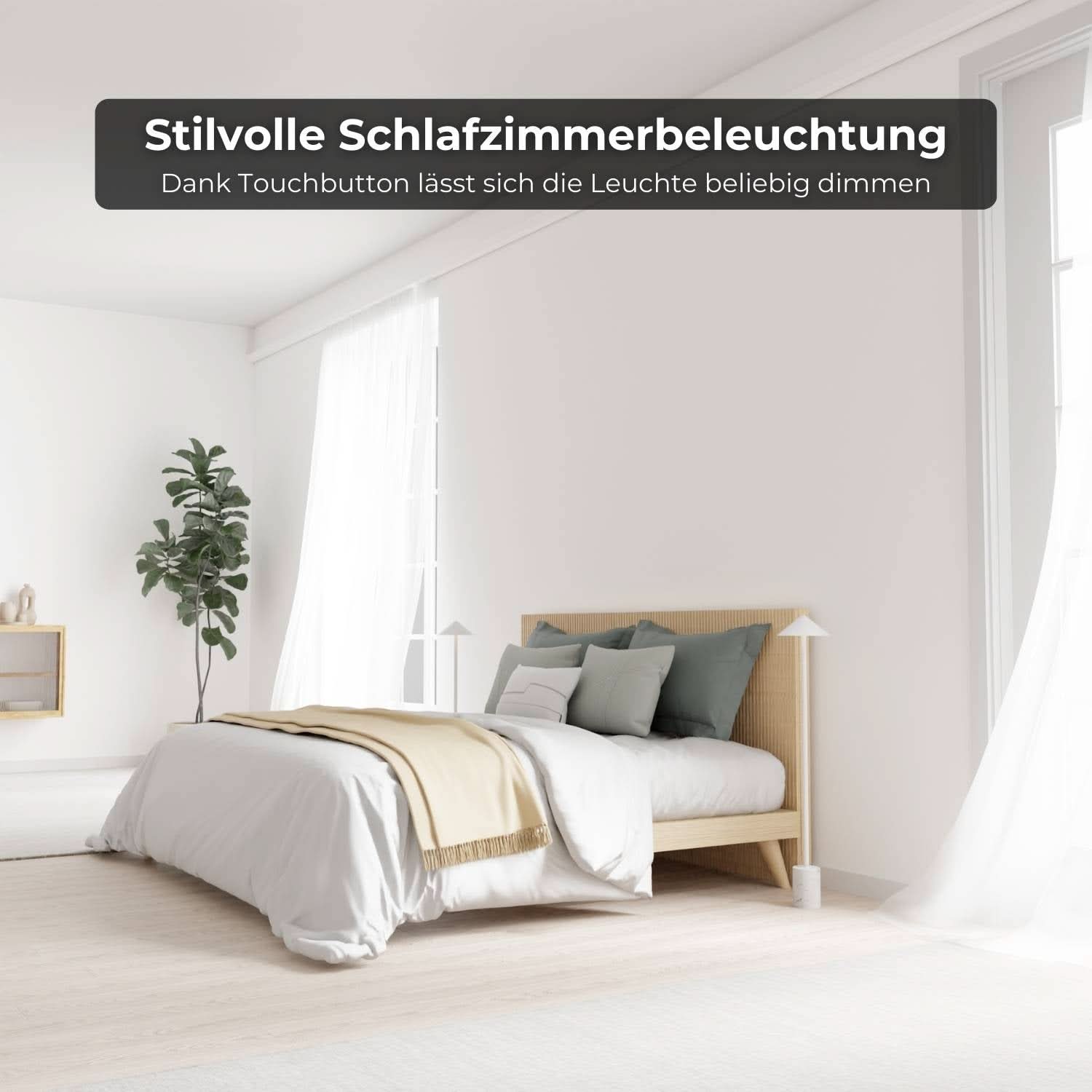 Saphira batterij vloerlamp