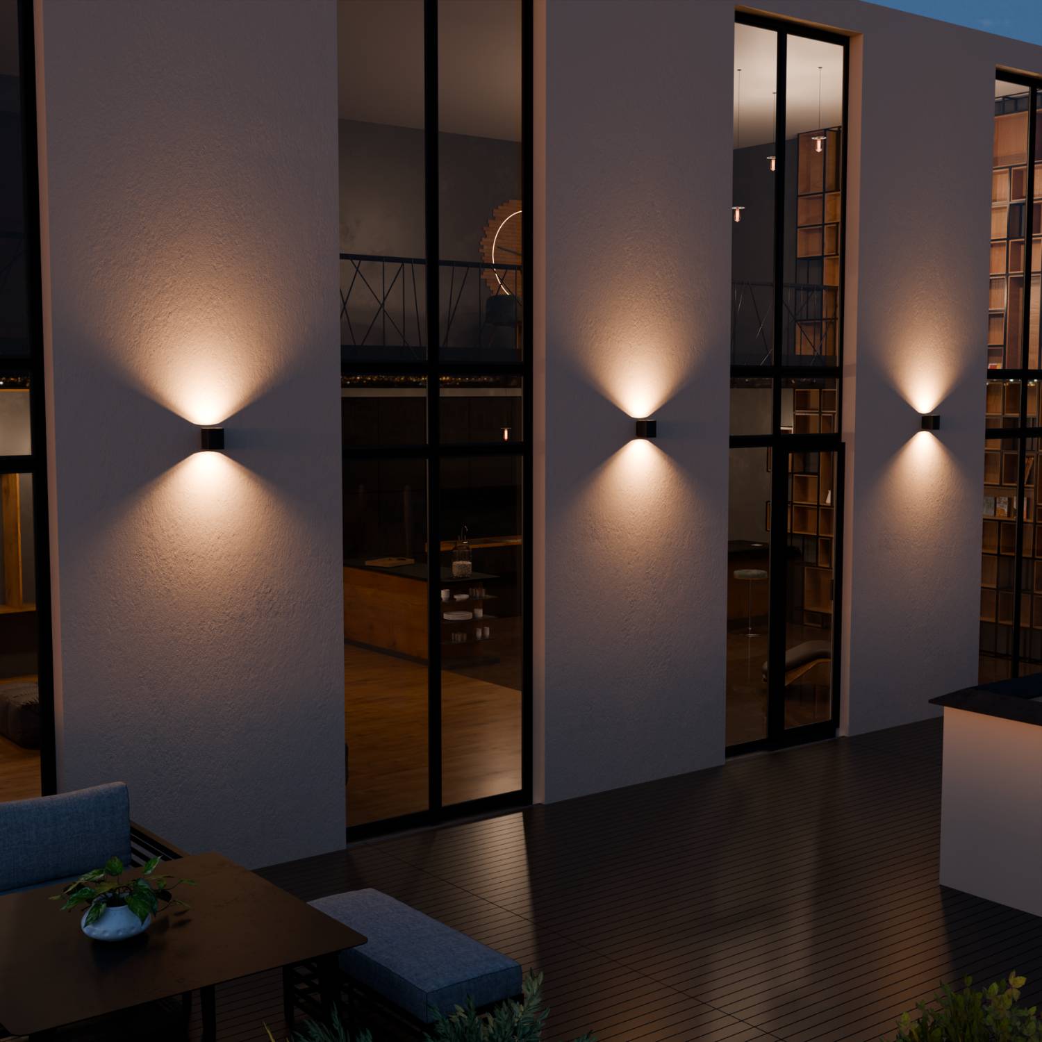 Tevia wandlamp