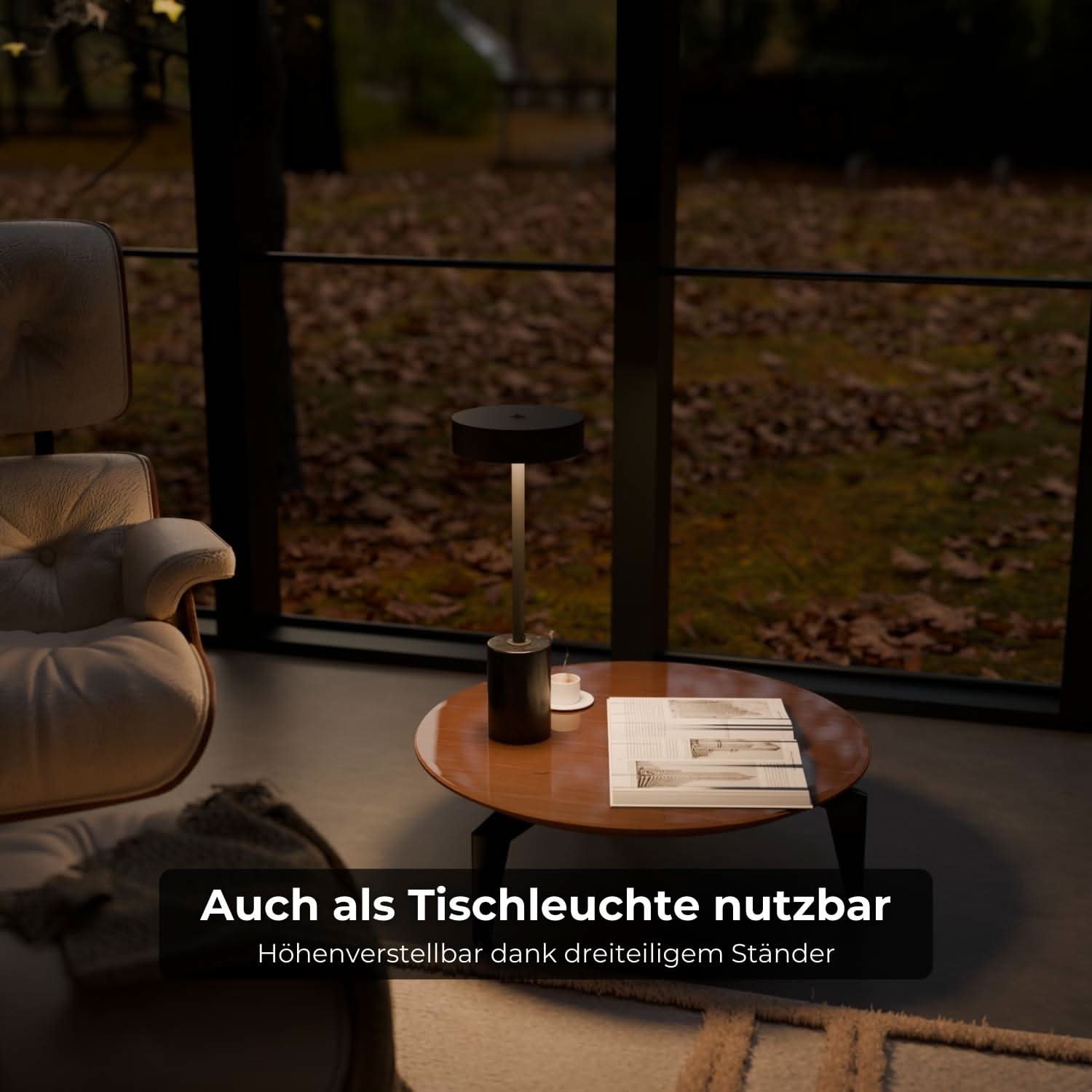 Uranos vloerlamp op batterijen