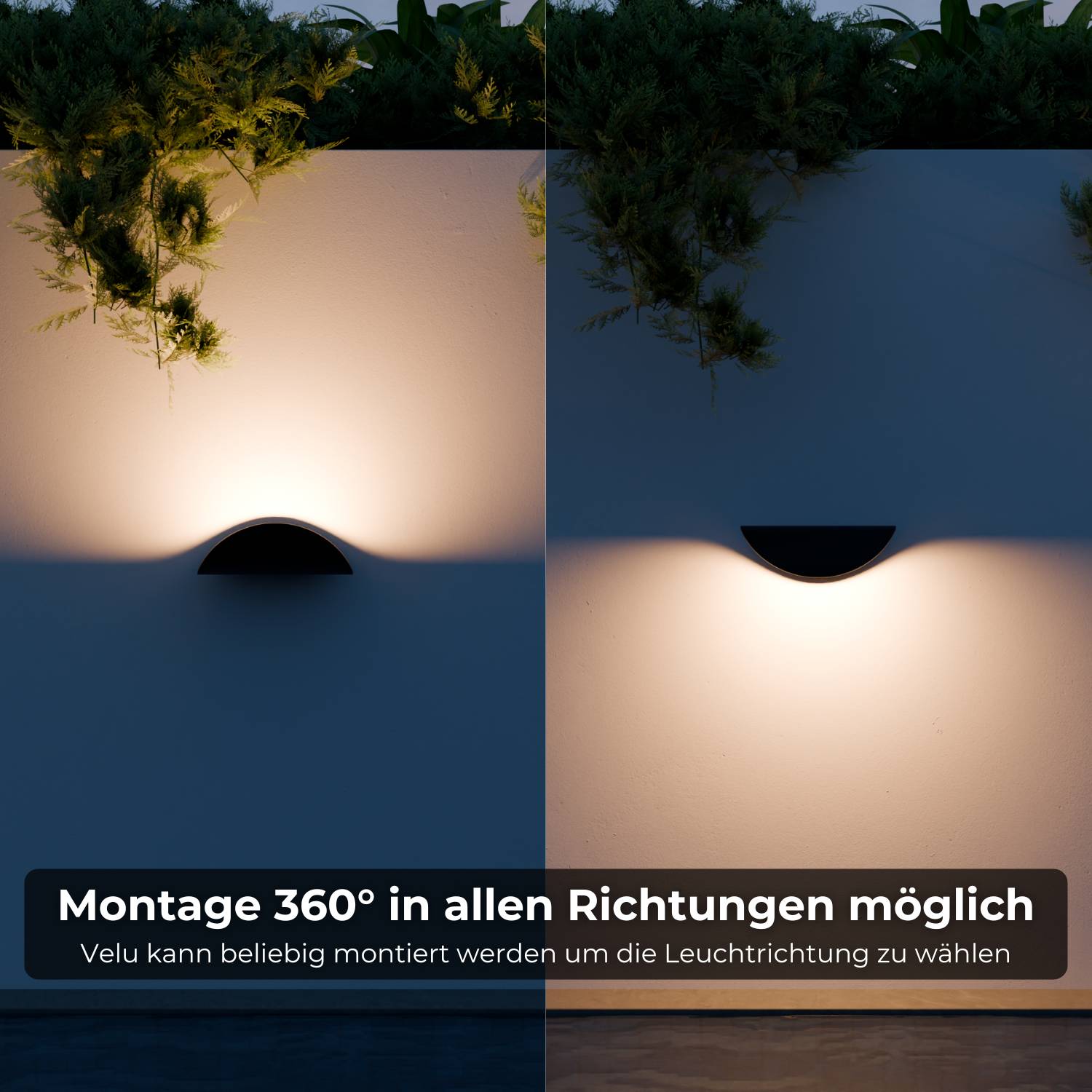 Velu wandlamp