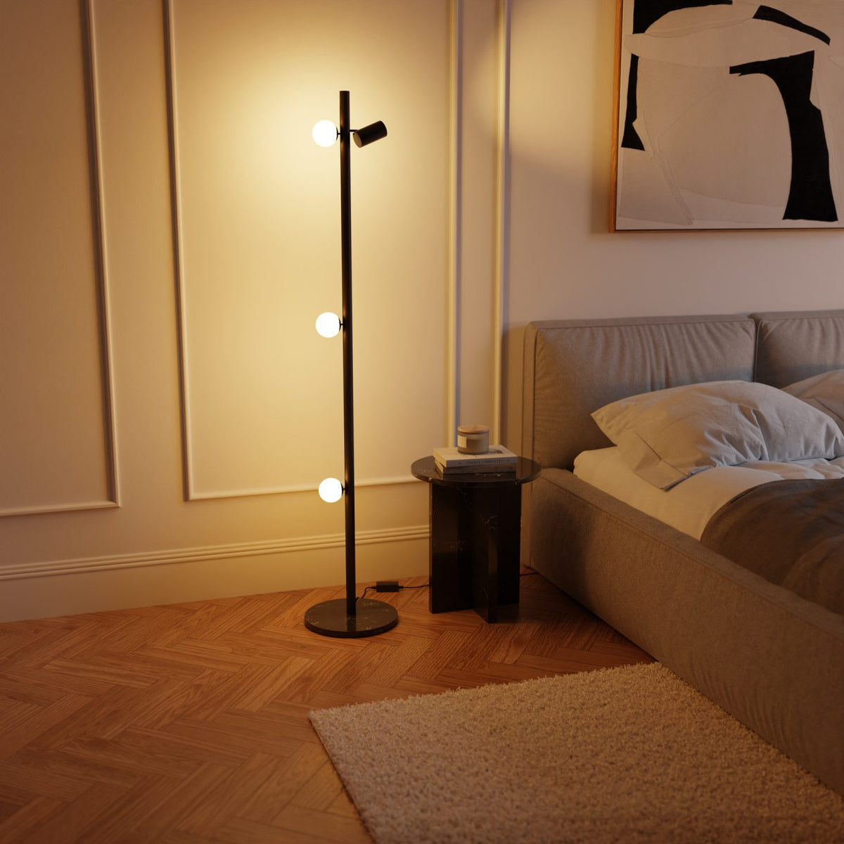 Modulaire hula-vloerlamp