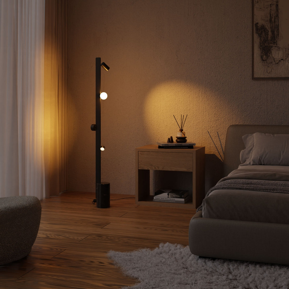 Azena modulaire vloerlamp