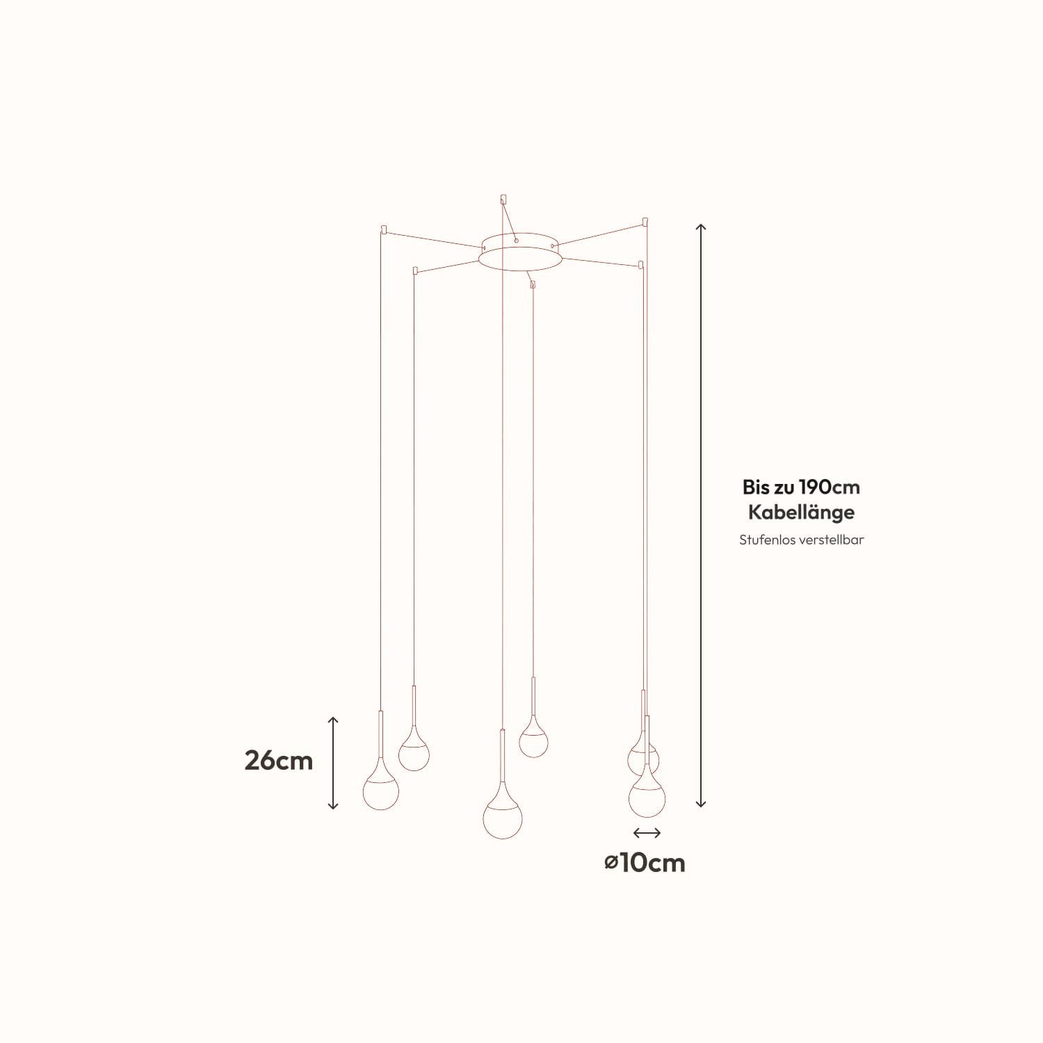 Fadio hanglamp