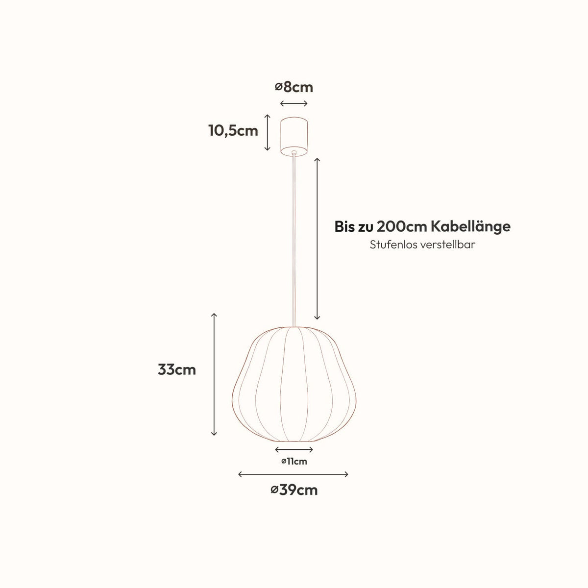 Loona hanglamp