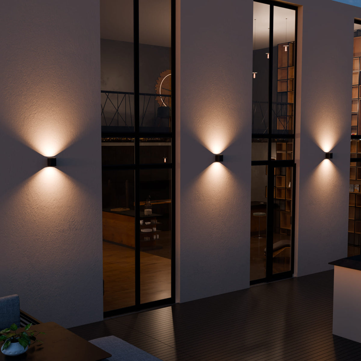 Tevia wandlamp