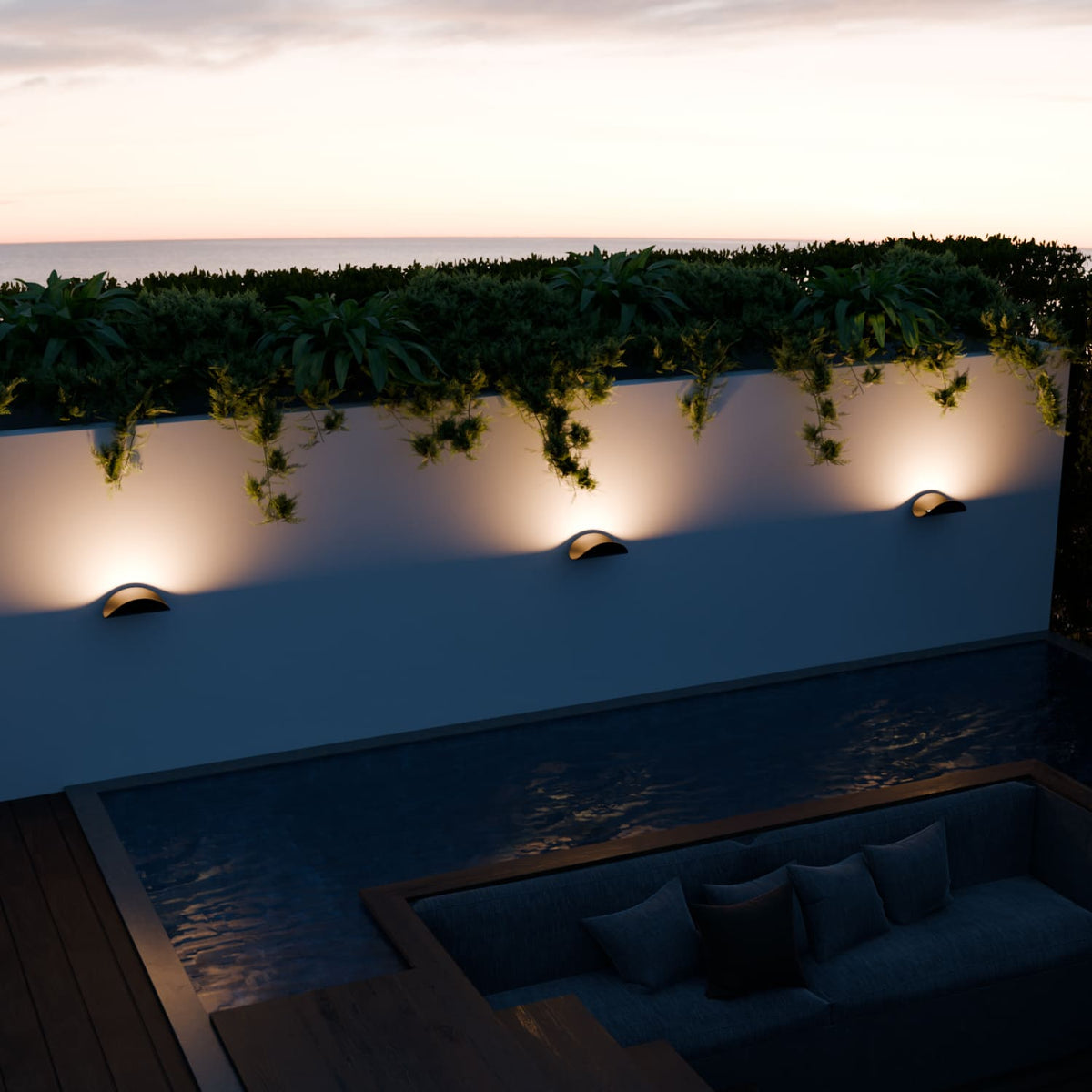 Velu wandlamp