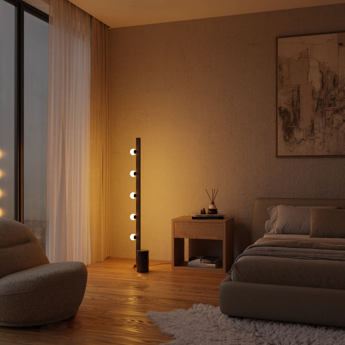Azena modulaire vloerlamp