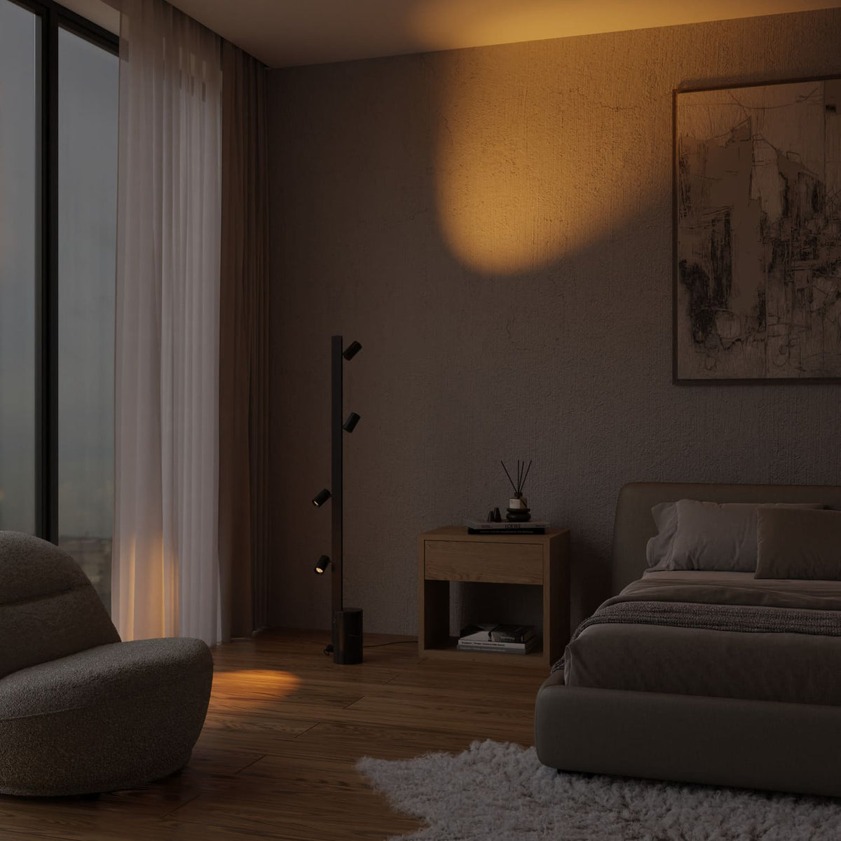 Azena modulaire vloerlamp
