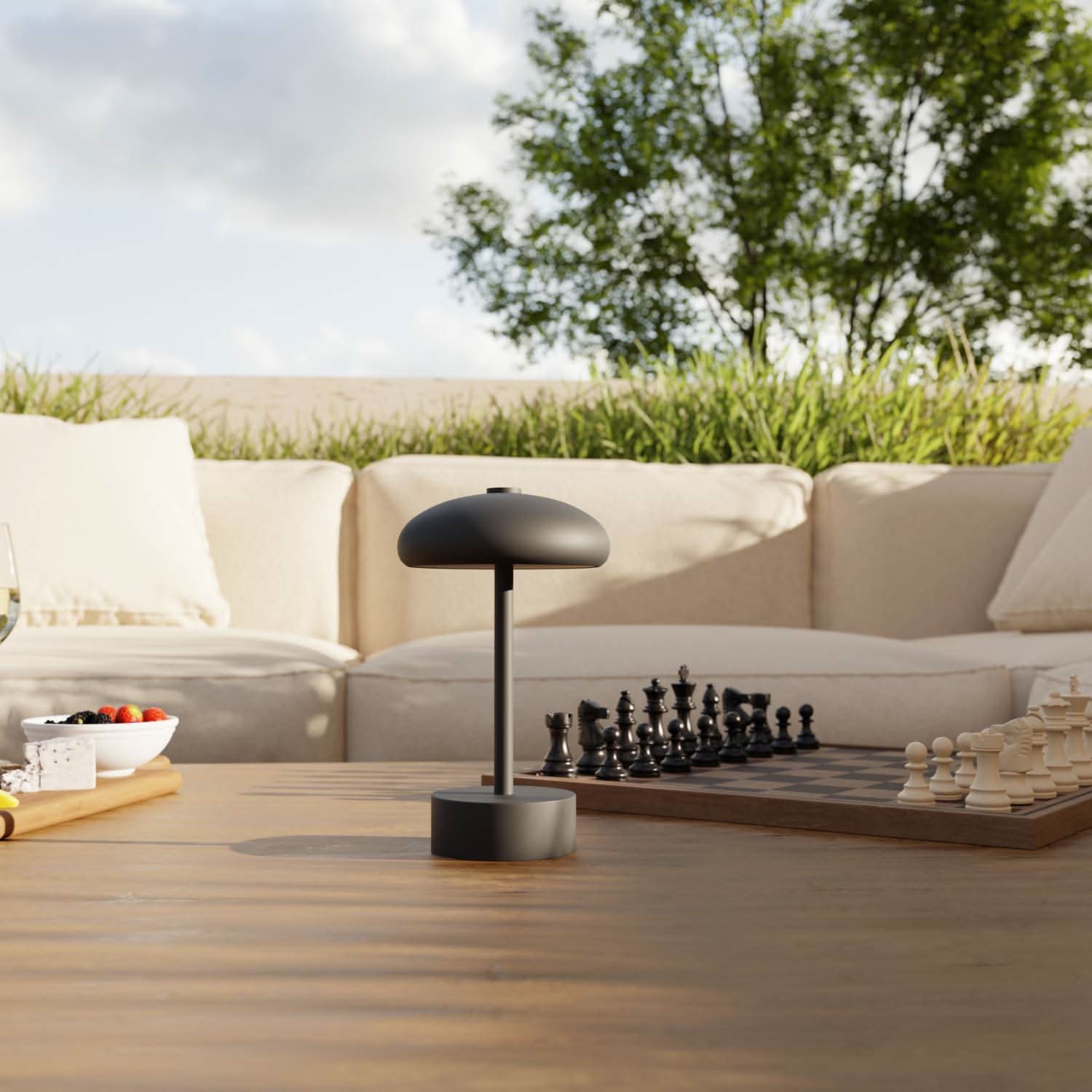 Elario tafellamp op batterijen