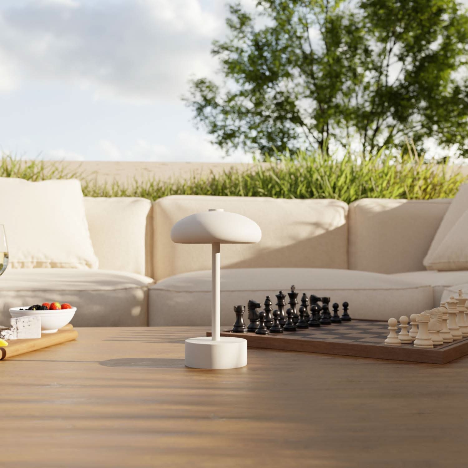 Elario tafellamp op batterijen