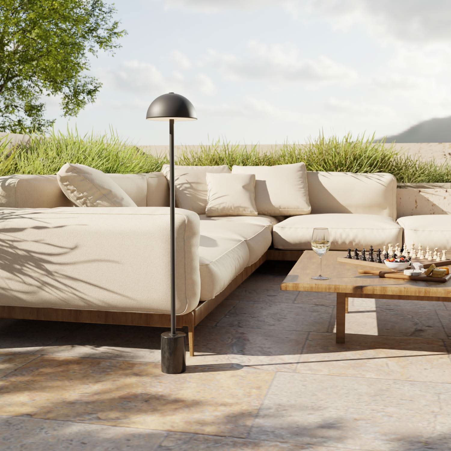 Aurora batterij vloerlamp