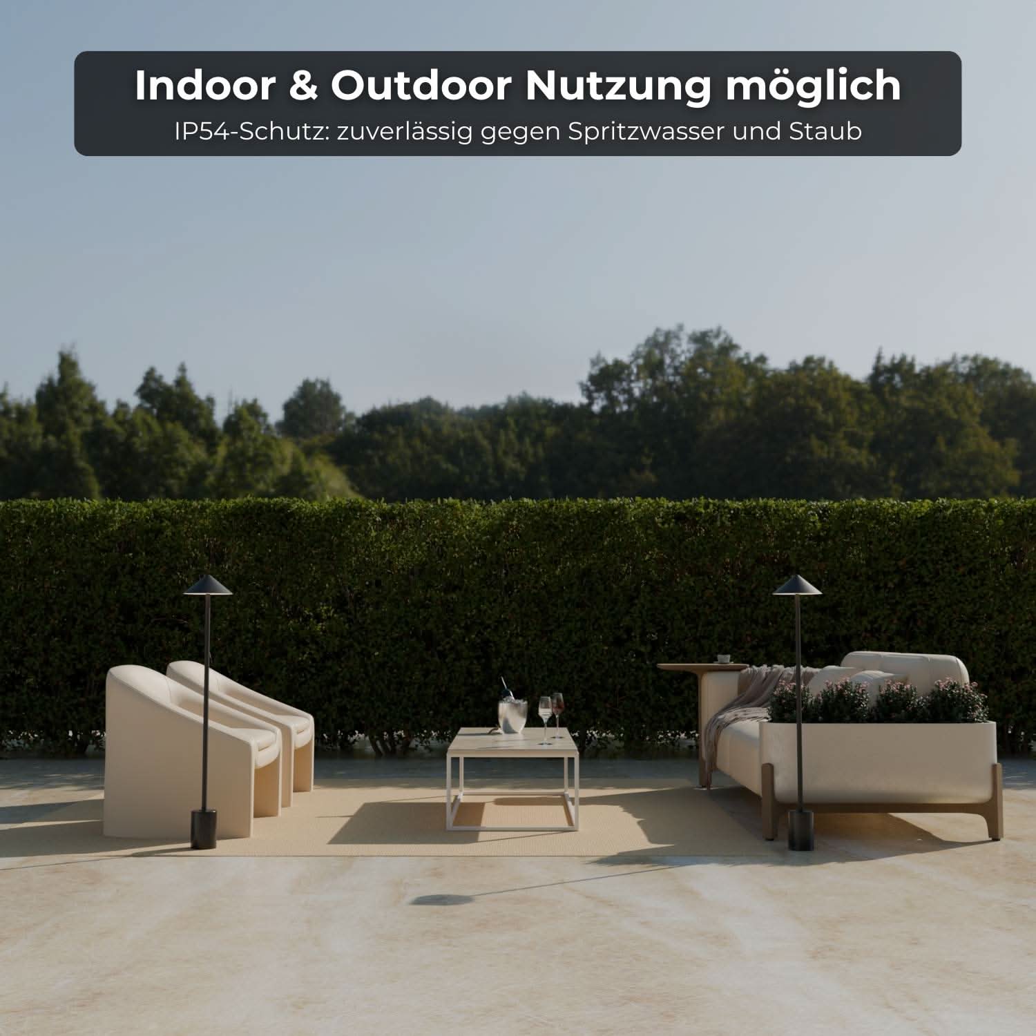 Saphira batterij vloerlamp