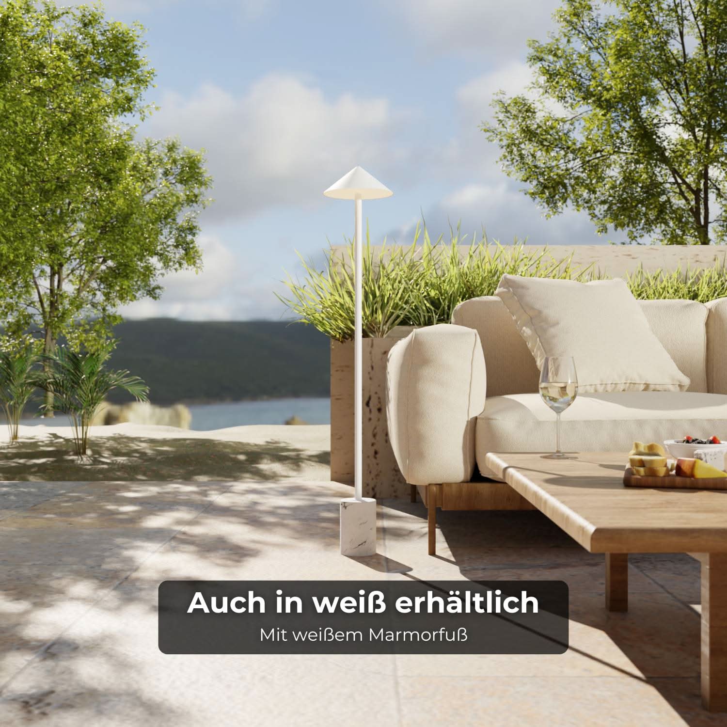 Saphira batterij vloerlamp