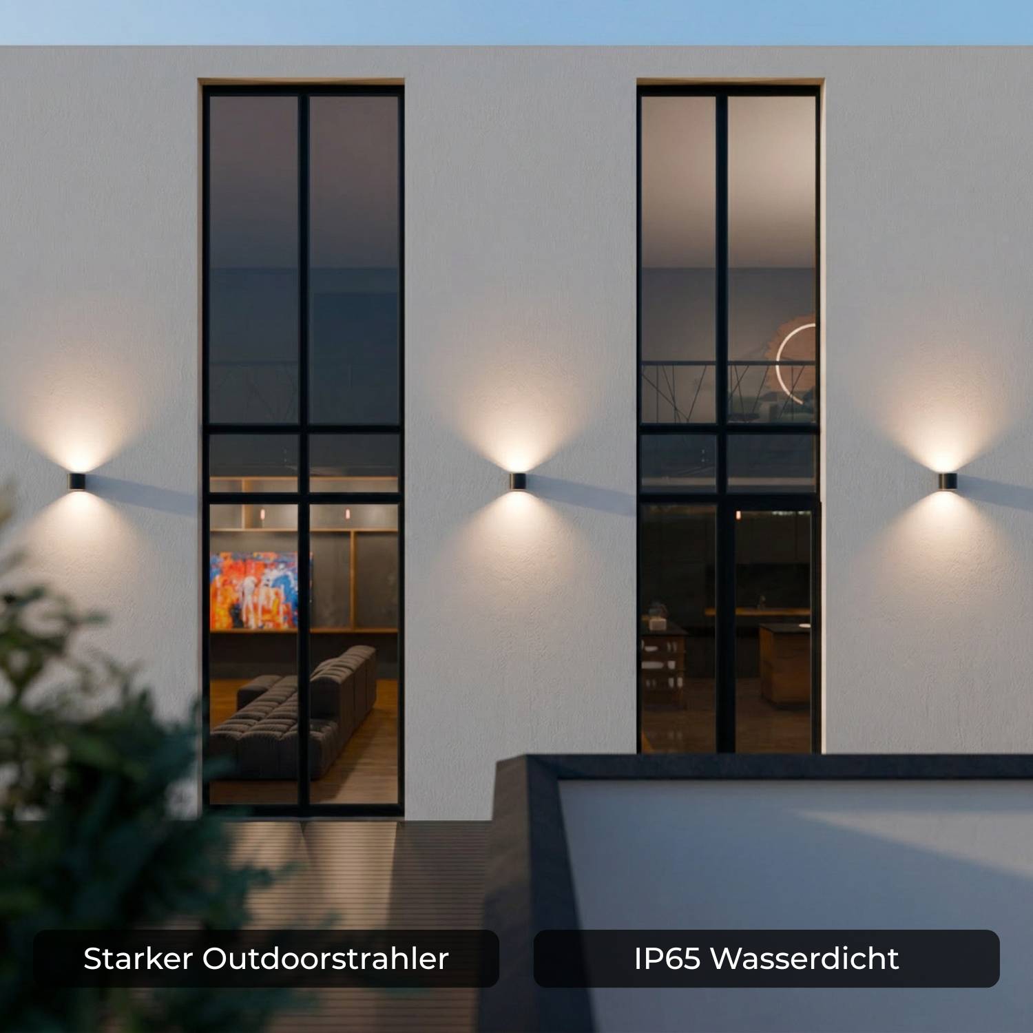 Tevia wandlamp